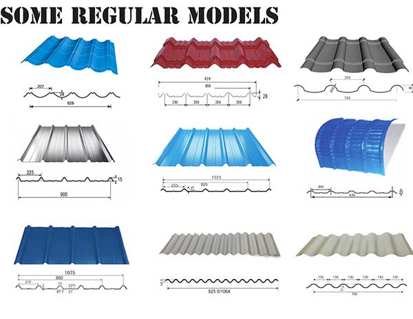 02-modelos de techo de metal corrugado