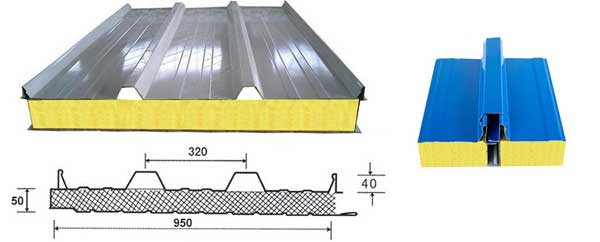 insulated glass wool roof panel model type lana de vidrio aislante tipo de techo modelo de panel