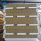 Panel de techo de sándwich de lana de roca a prueba de fuego de 4 costillas de 100 mm con borde de PU