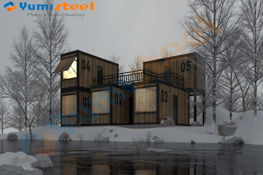 casa de contenedores para hotol