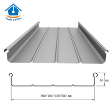 Revestimiento de aluminio con costuras altas y costuras de aluminio