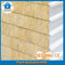 Paneles de pared de lana de roca ignífuga de 50 mm para edificios estructurales de acero