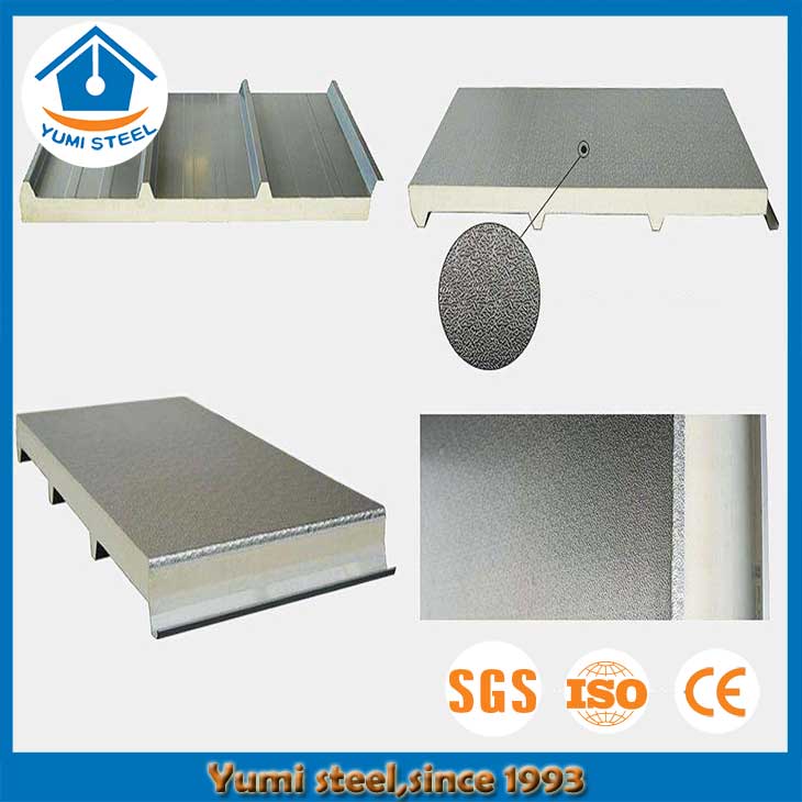 Paneles sándwich térmicos PUR / PIR de 30 mm con papel de aluminio