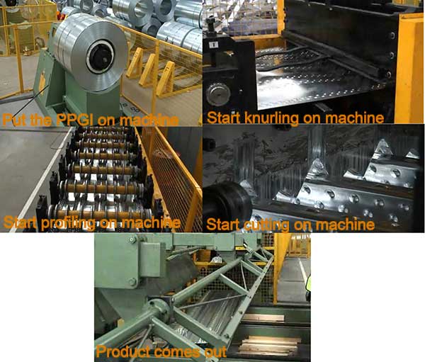 proceso de producci&oacute;n de cubiertas de acero